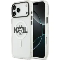 Karl Lagerfeld Iml Choupette Sketch Logo Magsafe Iphone 17 Pro Max Phone Case Clair