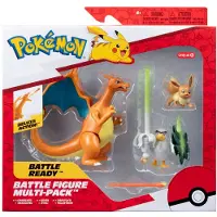 Jazwares Zestaw 3 Figurków Pokémon: Eevee, Sirfetch'd i Charizard od Hasbro