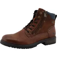 Mustang Bottes à lacets cognac