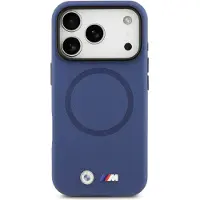 BMW M Fw Metal Logo Magsafe Iphone 17 Pro Phone Case Bleu