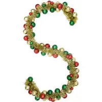 vidaXL Guirlande de Boules de Noël Multicolore 186 cm Polystyrène