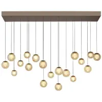 Paul Neuhaus Lampe pendante à 19 lampes Pure Popup Bronce