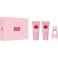 Dsquared2 Coffret Wood Femme Eau De Toilette 50ml + Shower Gel 50 Ml + Body Lotion 50 Ml 1 unité
