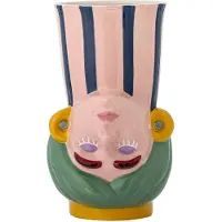 Bloomingville Miss Jody-stoneware Ceramic Vase Multicolore
