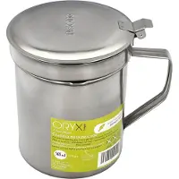 ORYX Friteuse de poisson en acier inoxydable 0,5 Litres. Avec filtre et couvercle
