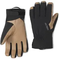 Arc'teryx - Gants coupe-vent et imperméables en GORE-TEX - Venta GTX Glove Black/Canvas en Cuir - Taille S - Noir