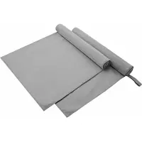 vidaXL Serviettes de sport 2 pcs Gris foncé 90 x 180 cm