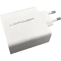 LC-Power Lc-gan-65 Usb-c Wall Charger Argenté