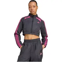 Adidas Originals Teamgeist Adicolor Cropped Full Zip Sweatshirt Noir M Femme