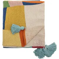 Bloomingville - Colorine Throw - Blue