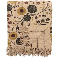 Monroe - Eydis Throw - Nature - Recycled Cotton (160 x 130 cm)