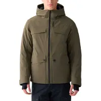 Colmar - Veste de ski chaude et imperméable - Men Ski Jacket Woodland Black pour Homme en Nylon - Taille L - Kaki