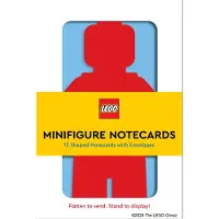 LEGO Cartes en forme de minifigurine: 12 cartes découpées et enveloppes