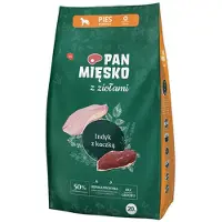 PAN MIĘSKO z ziołami Indyk z kaczką M 2x20 kg dla ras średnich