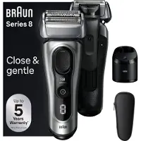 Braun Rasoir Series 8 pour homme avec tête de rasage 4+1, rasoir électrique