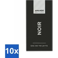 Amando Noir Eau de Toilette 50 ml - Vorteilspack - 10 Stücke
