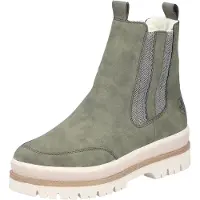 Rieker Damen Stiefelette gefüttert Grün
