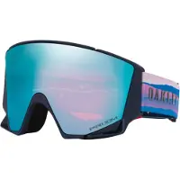 Oakley - Masque de ski avec 2 écrans - Flow Scape M Mikeala Shiffrin Signature Prizm Sapphire & Prizm Iced - Bleu