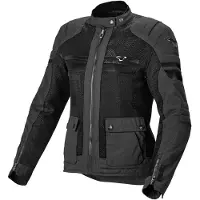 Sonstiges Veste textile pour moto Macna Fluent pour femme, noir, XS