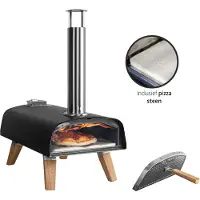 Boska Four à pizza Pro Pellet, pour granulés de bois, en acier inoxydable, 320503
