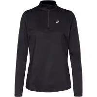 Asics pour femme. 2012D294 Maillot Core LS 1/2 Zip Winter noir (S), Sport, Polyester, Manche longue