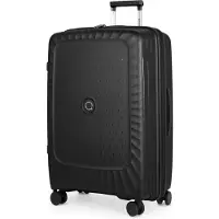 Hauptstadtkoffer Kotti - Grande valise extensible, valise à roulettes XL, valise trolley légère à 4 roulettes, coque rigide en PP durable, capacité de 23 kg, TSA, noir
