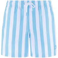 Shiwi Shorts de bain bleu clair / blanc