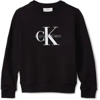 Calvin Klein Sweat bleu fumé / noir / blanc