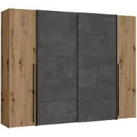 Die Möbelfundgrube Armoire à portes battantes et coulissantes NARAGO