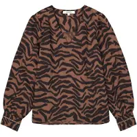 Garcia J50030 Long Sleeve Blouse Marron M Femme