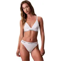 Calvin Klein Underwear Brassière triangle Icon Cotton - Blanc, Blanc