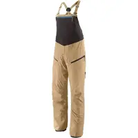 Patagonia - Salopette de ski technique - W's Snowdrifter Bibs Oar Tan pour Femme - Taille S - Beige
