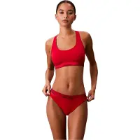 Calvin Klein Lv00qf8547 Unlined Bralette Bra Rouge S Femme