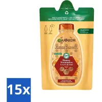 Garnier - Loving Blends - Recharge shampooing - Honey Gold - Cheveux stressés et cassants - 250 ml - Advantage pack - 15 pièces