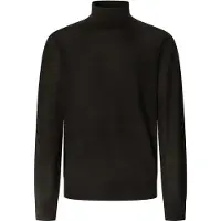 Hackett pour homme. HM7000073 Pull en soie mérinos marron foncé (XXL), Casuel, Laine