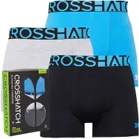 Crosshatch Boxers Dumas Homme Noir