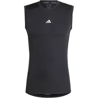 Adidas T-Shirt fonctionnel noir / blanc