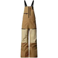 The North Face - Salopette de ski imperméable et coupe-vent - M Ceptor Bib Utility Brown Khaki Stone pour Homme - Taille XL - Marron