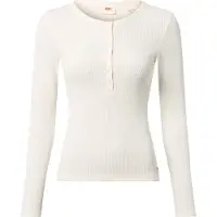 Levi's T-shirt 'Dry Goods Waffle Henley' blanc