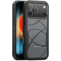 DUX Shld Series Robustes TPU und PC Hardcase 3m Fallsicher (Apple iPhone 17 Pro), Coque pour téléphone portable, Noir