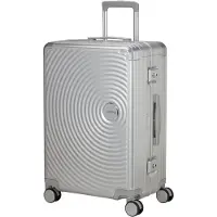 American Tourister trolley Soundbox Alu Spinner 68 / 25 TSA Trolley Silver gris clair