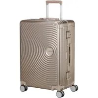 American Tourister trolley Soundbox Alu Spinner 68 / 25 TSA Trolley Bronze taupe