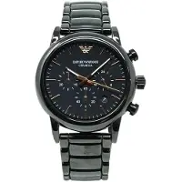 Giorgio Armani Emporio AR1509 Luigi Ceramic Chronograph Black Men's Watch