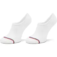 Tommy Hilfiger Chaussettes - 2 Pack - Footie - Blanc - - 43/46 - Chaussettes