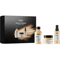 L'Oréal Professionnel Série Expert Absolut Repair Trio Coffret cadeau - Shampooing 300 ml + Masque 250 ml + Huile 90 ml