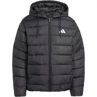 Adidas Parka d’hiver 'ESS' noir / blanc