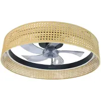 Cecotec Energysilence Lampaero 600 Beige Design Ceiling Fan Doré One Size / EU Plug 220V