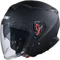 SMK-Link GTJ Noir Mat Casque Jet Taille XS