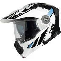 IXS Venture 1.0, casque rabattable ,Noir/Blanc ,XXL