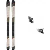 Salomon - Packs skis de randonnée - Skis de randonnée - Pack Mtn 80 Carbon Rainy Day 2026 en Bois - Gris